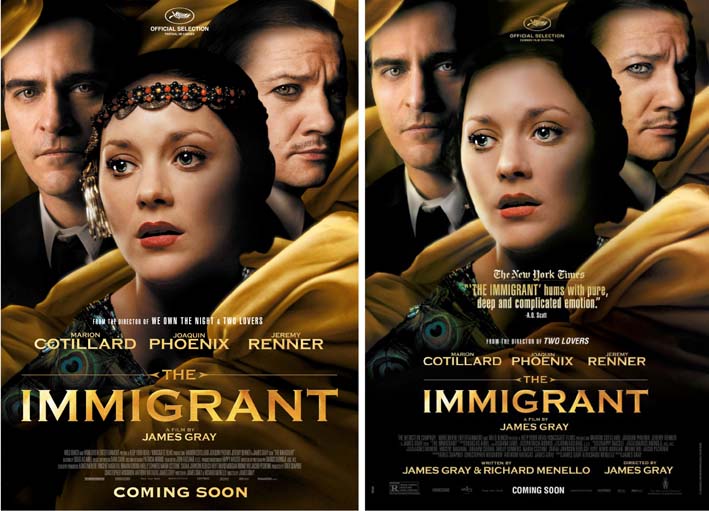 Zoek de 10 verschillen: The Immigrant
