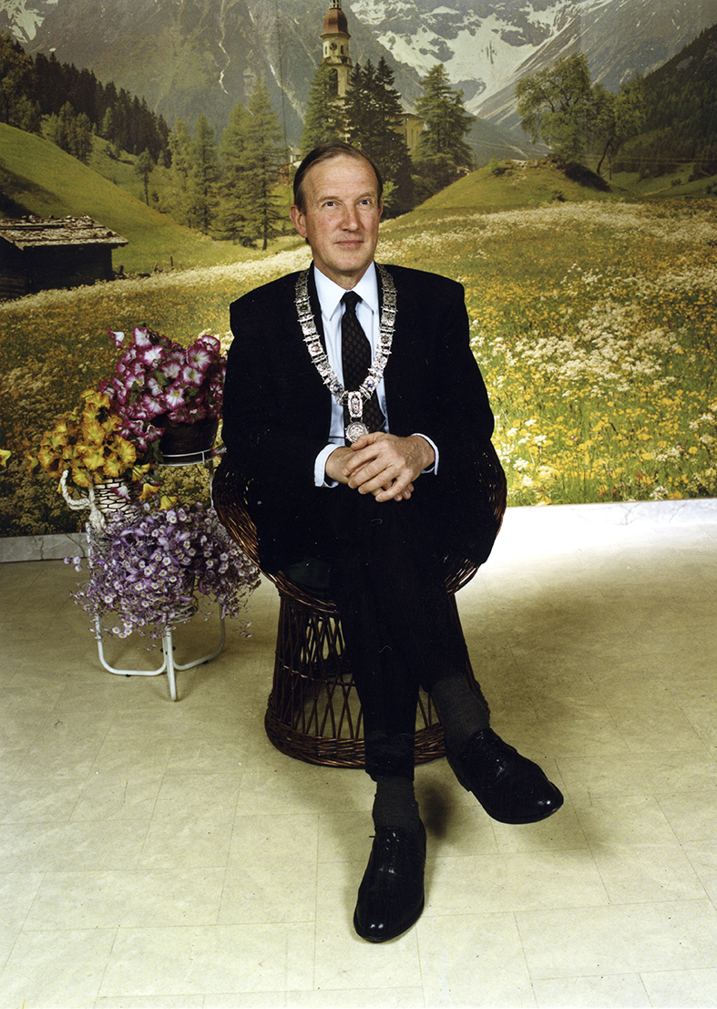 Foto- Voormalig burgemeester van Amsterdam, Schelto Patijn 26 april 1996 ©Lee To Sang Van Zoetendaal Collections